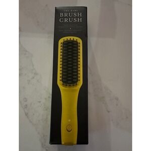 Drybar The Baby Brush Crush Mini Heated Straightening Brush Yellow